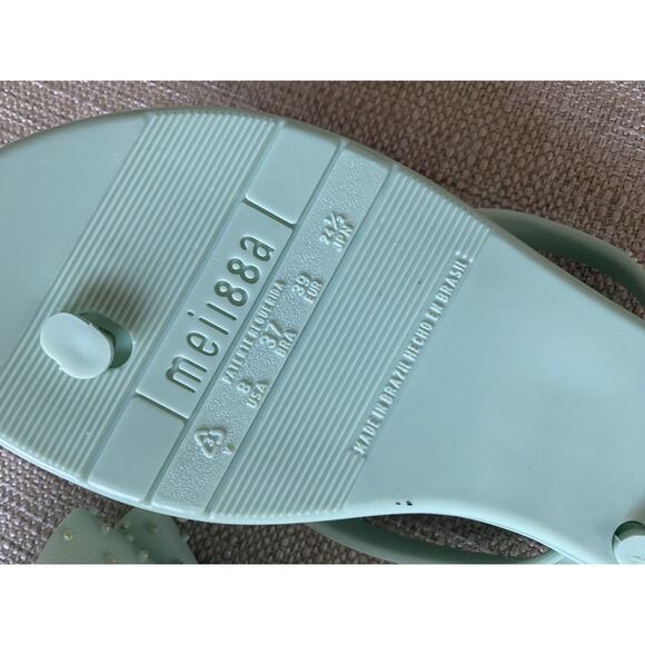 MINI HELISHA Bow Harmonic Flip Flops Sandals turquoise US 8 - Picture 3 of 4